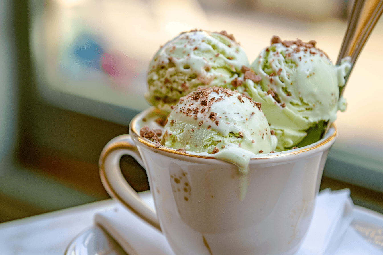 Pistazien Eis - cremige Pistaziensorte